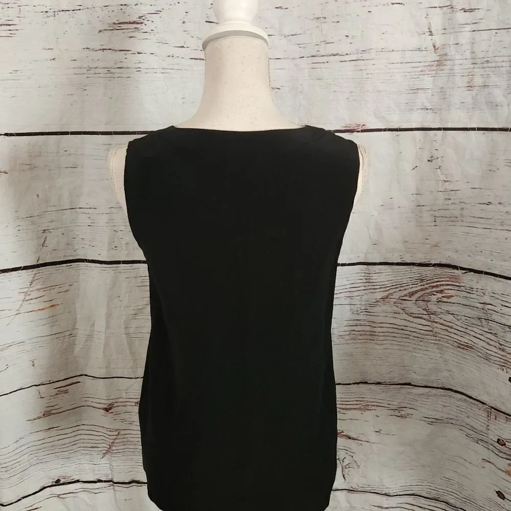 Kate Spade Silk‎ Pleated Front Sleeveless Top Size 2